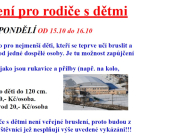 Bruslení pro rodiče s dětmi o vánočních prázdninách